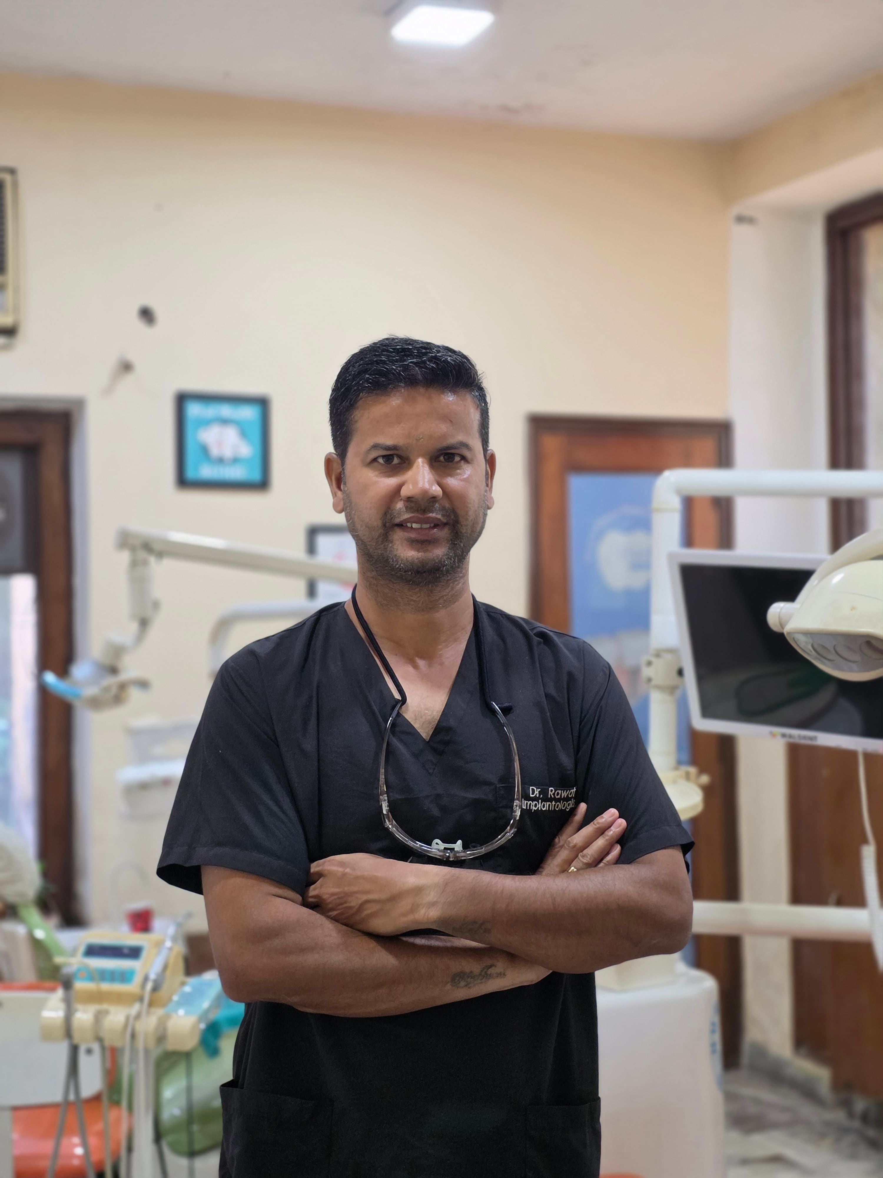 Dr. Bhupendra Singh Rawat, BDS, at Health Factor Dental Clinic
